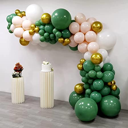 "Green Balloon Garland Kit - Perfect For Birthdays!"