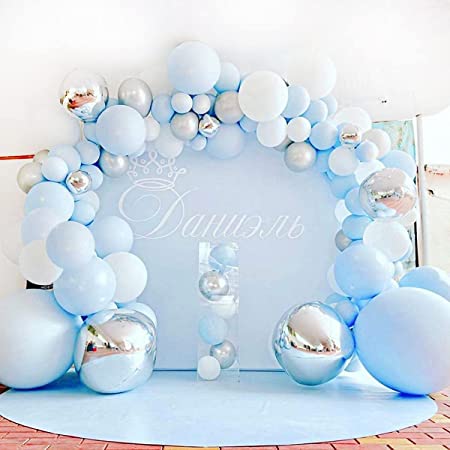 Blue Balloon Garland Arch Kit Perfect for Any Celebration!