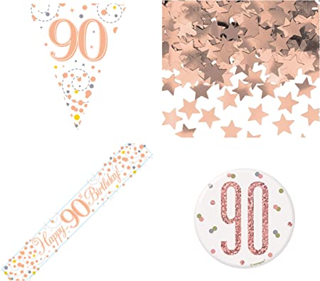 "Make Your Birthday Cake Shine with this Acrylic Banner & Cake Topper Kit - Perfect for Gold Themed Parties"
