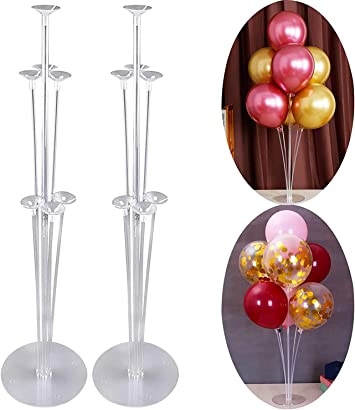 "Table Balloon Stand Kit - Balloon Tree Stand Base - Birthday, Wedding, Graduation Decorations"