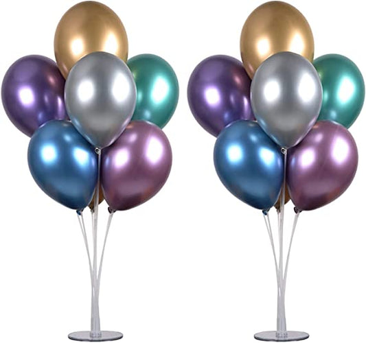 "Table Balloon Stand Kit for Birthday Party Decorations - Happy Birthday Balloons"