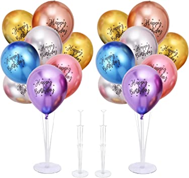 "Rosegold Number Latex Balloons - Perfect for a 90th Birthday Celebration"