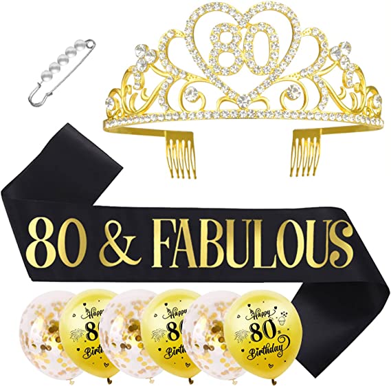 "The 80th Birthday Game - Entertaining Card Game for 80 Year Olds"