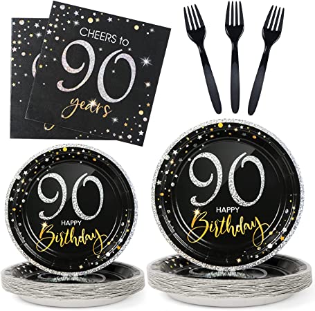 "Golden 90th Birthday Balloons - Number 90 Helium Balloons for Wedding/Birthday Decoration"
