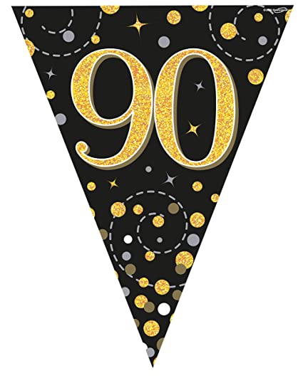 "90th Birthday Plates and Napkins Set - Party Decorations for Men and Women"