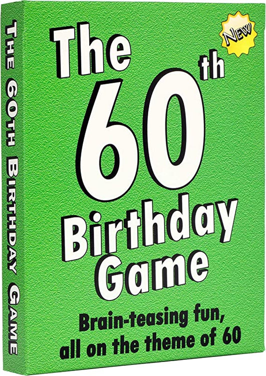 "The 60th Birthday Game: Fun Gift or Party Quiz Game for People Turning Sixty"